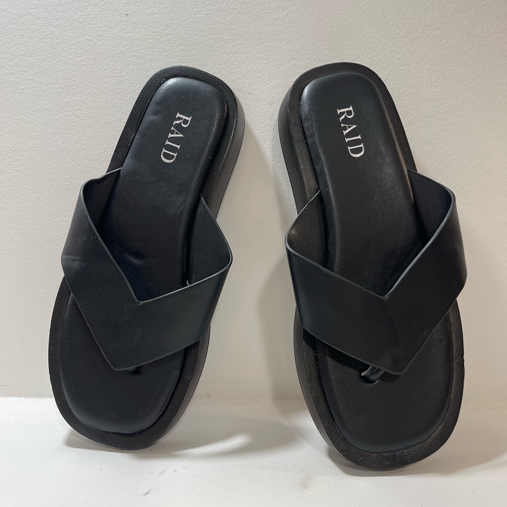 Black Platform Sandals